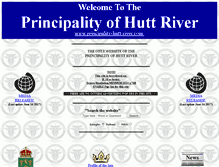 Tablet Screenshot of hutt-river-principality.com